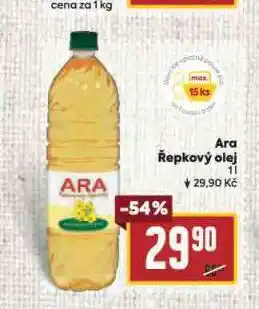 Billa Ara řepkový olej nabídka