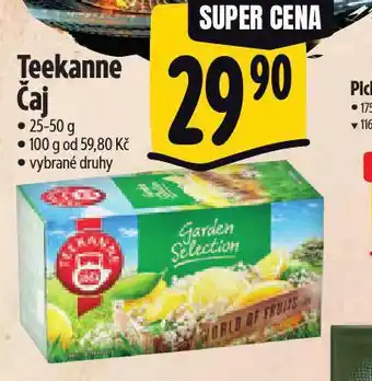 Albert Teekanne čaj nabídka