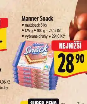 Albert Manner snack nabídka
