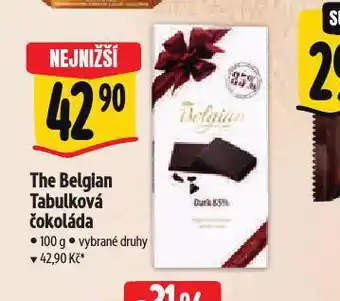 Albert The belgian tabulková čokoláda nabídka
