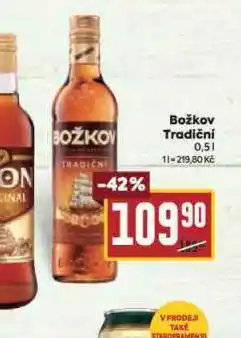 Billa Božkov tradiční nabídka
