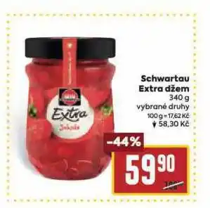 Billa Schwartau extra džem nabídka