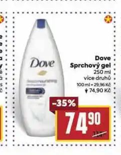 Billa Dove sprchový gel nabídka