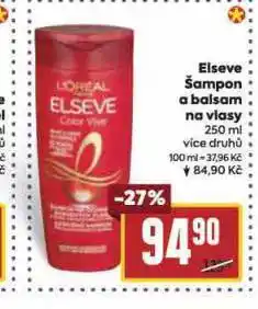 Billa Elseve šampon na vlasy nabídka
