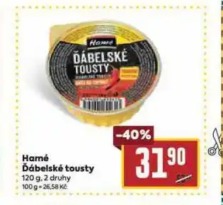 Billa Hamé ďábelské tousty nabídka