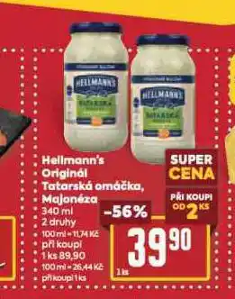 Billa Hellmann's majonéza nabídka