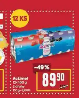 Billa Actimel nabídka