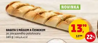 Penny Market BAGETA S MÁSLEM A ČESNEKEM nabídka