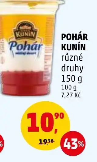 Penny Market POHÁR KUNÍN nabídka
