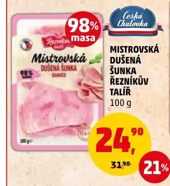 Penny Market MISTROVSKÁ DUŠENA ŠUNKA ŘEZNÍKŮV TALÍŘ nabídka