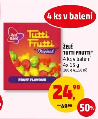 Penny Market ŽELE TUTTI FRUTTI nabídka