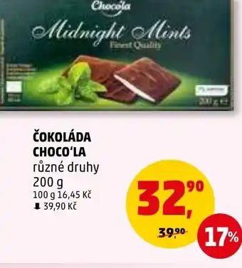 Penny Market ČOKOLÁDA CHOCO'LA nabídka