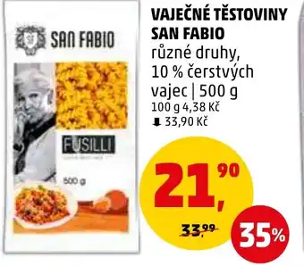 Penny Market VAJEČNÉ TĚSTOVINY SAN FABIO nabídka