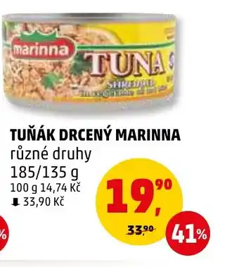 Penny Market TUŇÁK DRCENÝ MARINNA nabídka