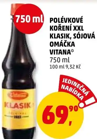 Penny Market POLÉVKOVÉ KOŘENÍ XXL KLASIK, SÓJOVÁ OMÁČKA VITANA nabídka