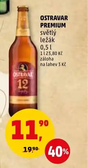 Penny Market OSTRAVAR PREMIUM 0.5L nabídka