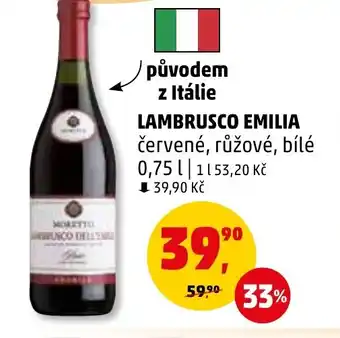Penny Market LAMBRUSCO EMILIA 0.75L nabídka