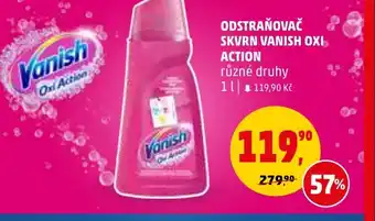 Penny Market ODSTRAŇOVAČ SKVRN VANISH OXI ACTION 1L nabídka