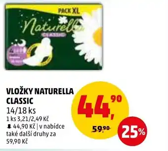 Penny Market VLOŽKY NATURELLA CLASSIC nabídka