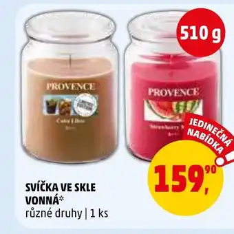 Penny Market SVÍČKA VE SKLE VONNÁ nabídka