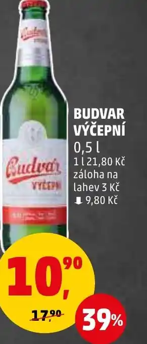 Penny Market BUDVAR VÝČEPNÍ 0.5L nabídka