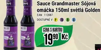 Tamda Foods Sauce Grandmaster Sójová omáčka 150ml světlá Golden nabídka