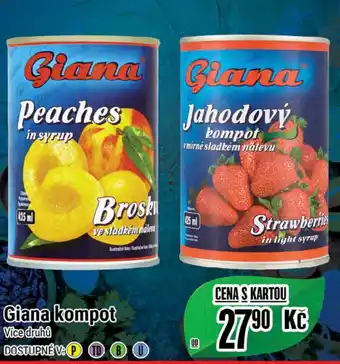 Tamda Foods Giana kompot nabídka