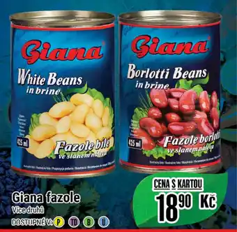 Tamda Foods Giana fazole nabídka
