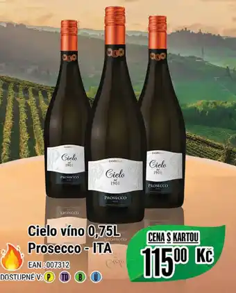 Tamda Foods Cielo víno 0,75L Prosecco - ITA nabídka