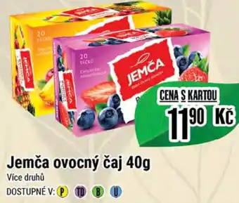 Jemča ovocný čaj 40g