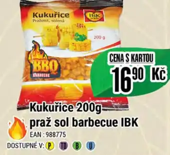 Tamda Foods Kukuřice 200g praž sol barbecue IBK nabídka