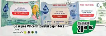 Tamda Foods Go Wipes Vlhčený toaletní papír 44ks nabídka