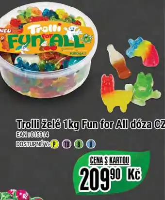 Tamda Foods Trolli želé 1kg Fun for All dóza CZ nabídka