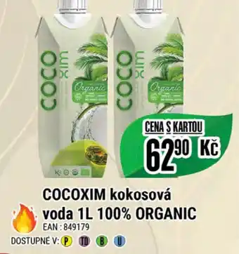 Tamda Foods COCOXIM kokosová voda 1L 100% ORGANIC nabídka
