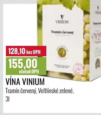 Ratio VÍNA VINIUM 3L nabídka