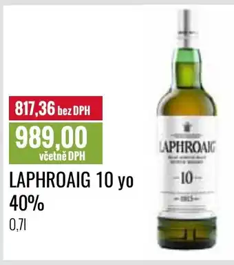 Ratio LAPHROAIG 10 yo 40% 0.7L nabídka