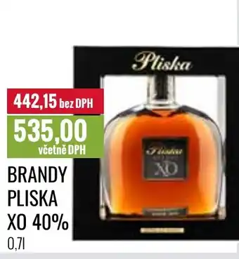 Ratio BRANDY PLISKA XO 40% 0.7L nabídka