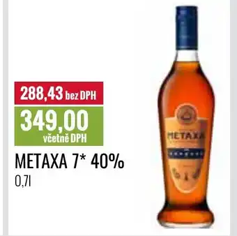 Ratio METAXA 7* 40% 0.7L nabídka