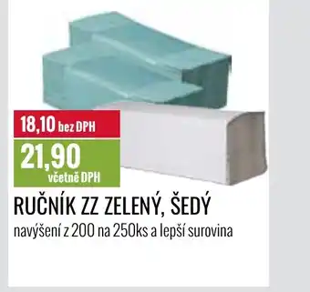 Ratio RUČNÍK ZZ ZELENÝ, ŠEDÝ nabídka