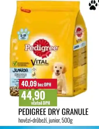 Ratio PEDIGREE DRY GRANULE nabídka