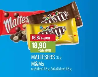 Ratio MALTESERS 37 g M&Ms nabídka