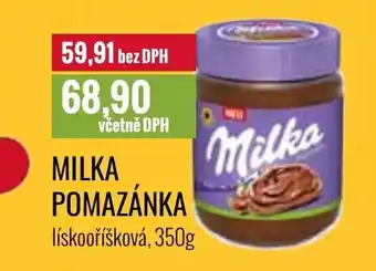 Ratio MILKA POMAZÁNKA nabídka