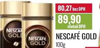 Ratio NESCAFE GOLD nabídka