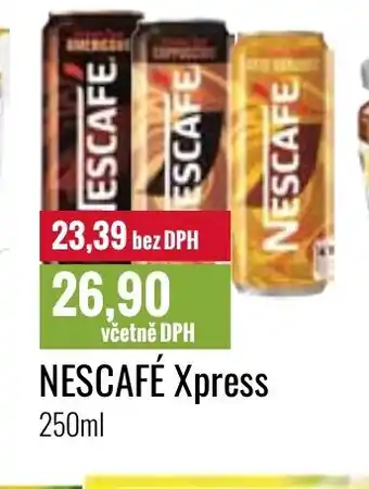 Ratio NESCAFÉ Xpress nabídka