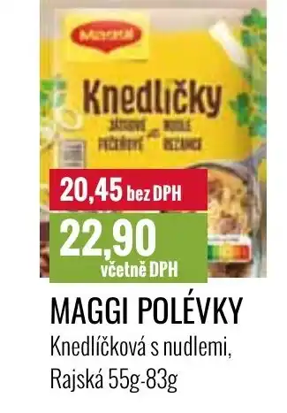 Ratio MAGGI POLÉVKY nabídka