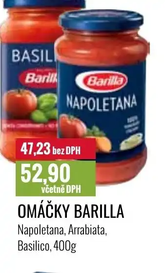 Ratio OMÁČKY BARILLA nabídka