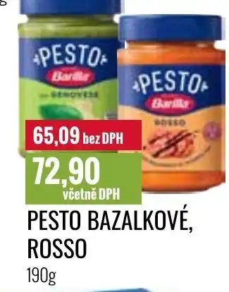 Ratio PESTO BAZALKOVÉ. ROSSO nabídka