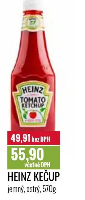 Ratio HEINZ KEČUP nabídka