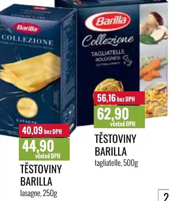 Ratio TĚSTOVINY BARILLA nabídka