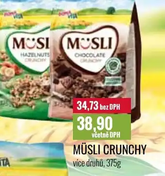 Ratio MÜSLI CRUNCHY nabídka